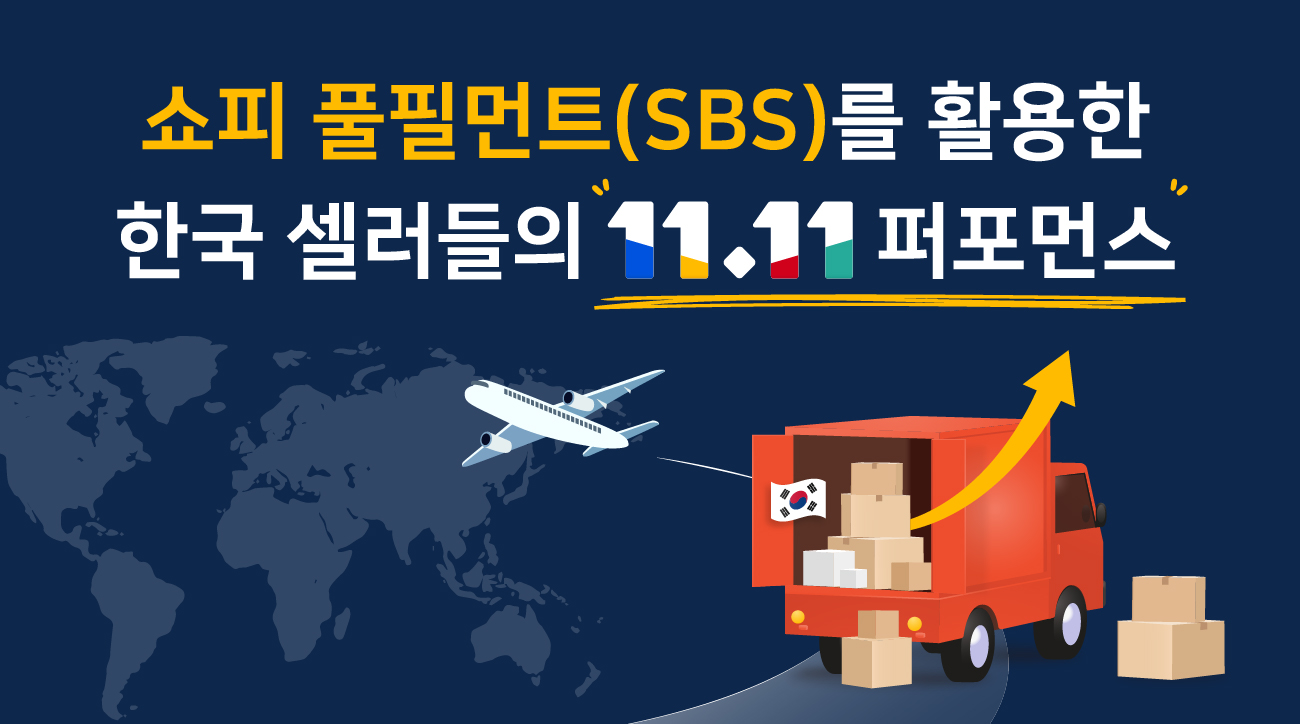 쇼피 풀필먼트 서비스(FBS)를 활용한 한국 셀러들의 11.11 메가데이 퍼포먼스